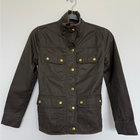 J. Crew Jackets & Blazers - J. Crew Olive Utility Jacket with Gold Buttons - PXS